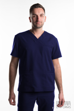 Bluza Medyczna Męska Basic - Granatowa