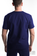 Bluza Medyczna Męska Basic - Granatowa